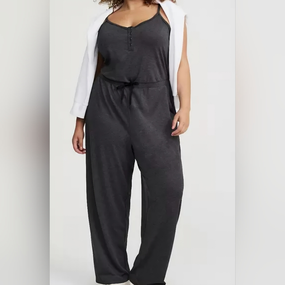 Women's Charcoal Jumpsuit